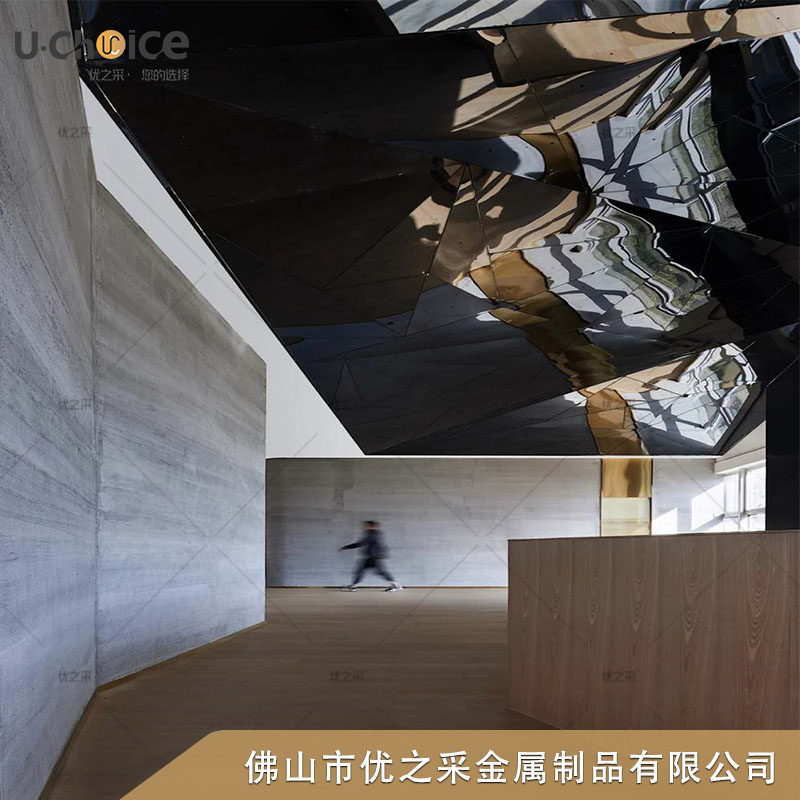 黑鈦鏡面不銹鋼天花吊頂