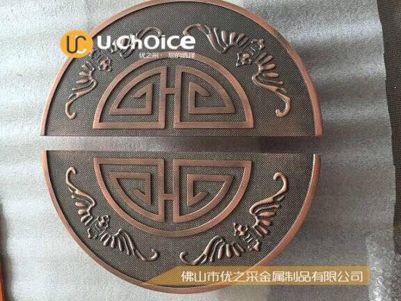 歐式復(fù)古雕刻拉手 實心鋁板雕刻拉手 (3)