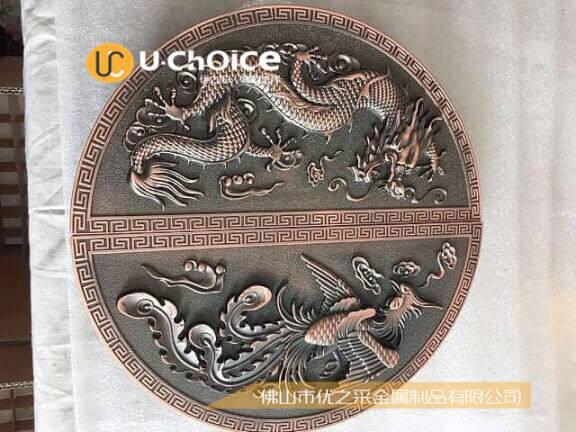 歐式復(fù)古雕刻拉手 實心鋁板雕刻拉手 (4)