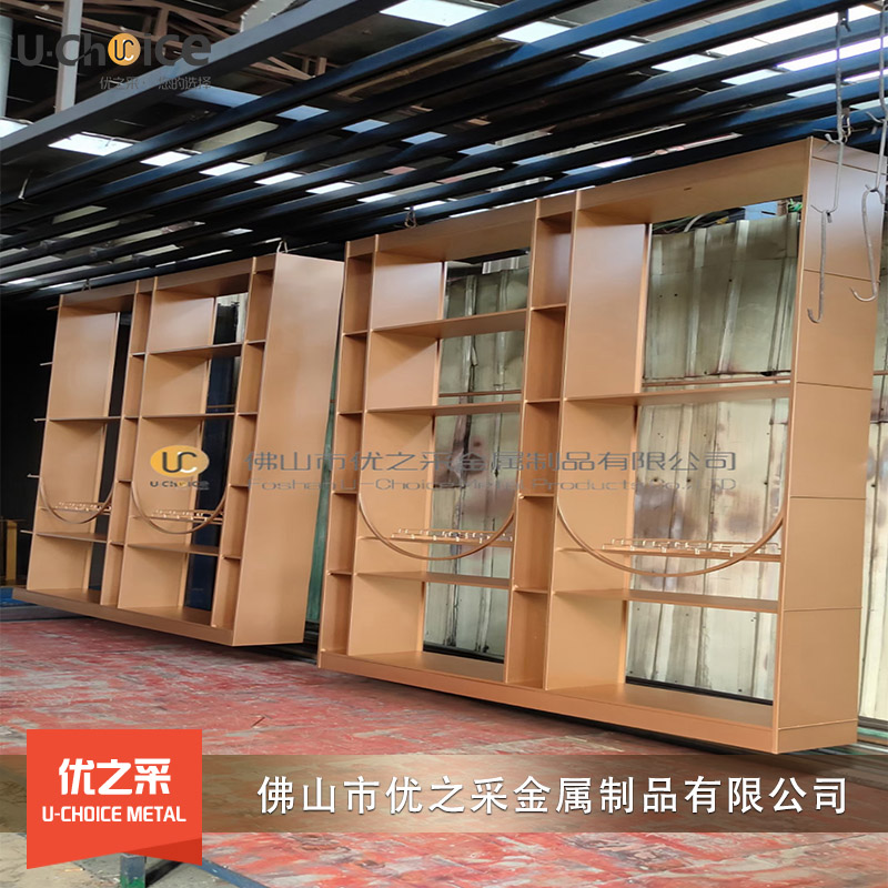 氟碳漆不銹鋼酒架隔斷廠家